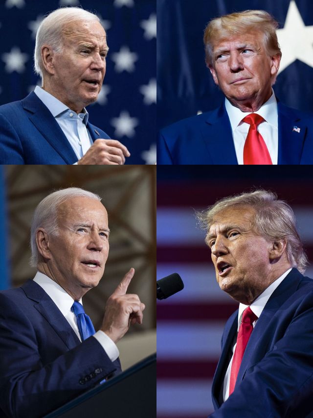 Joe Biden and Donald Trump
